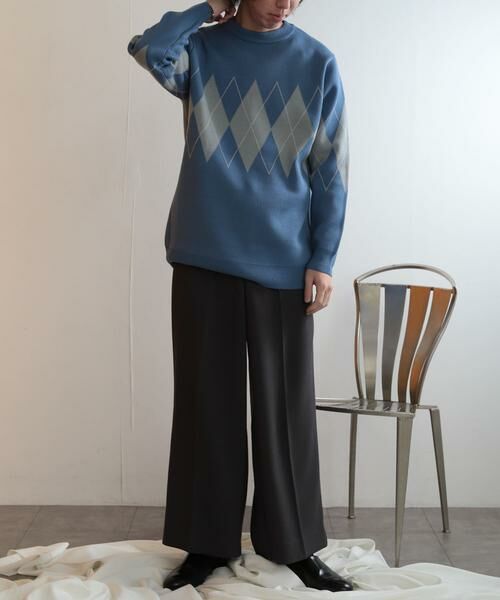 SENSE OF PLACE by URBAN RESEARCH / センスオブプレイス バイ アーバンリサーチ ニット・セーター | アーガイルクルーネックセーター | 詳細9