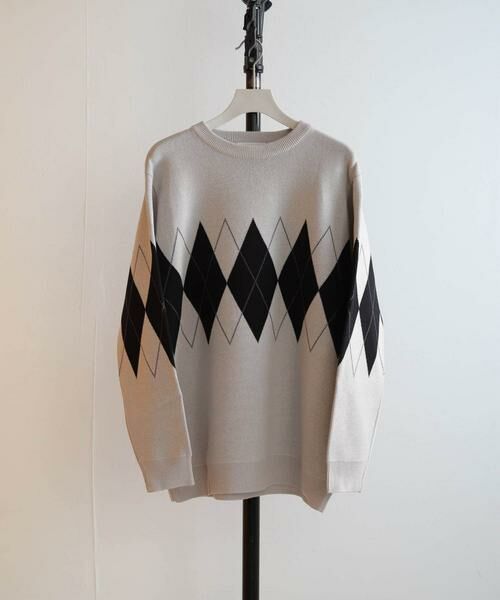 SENSE OF PLACE by URBAN RESEARCH / センスオブプレイス バイ アーバンリサーチ ニット・セーター | アーガイルクルーネックセーター | 詳細26