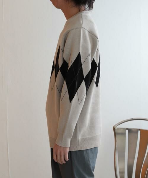 SENSE OF PLACE by URBAN RESEARCH / センスオブプレイス バイ アーバンリサーチ ニット・セーター | アーガイルクルーネックセーター | 詳細28