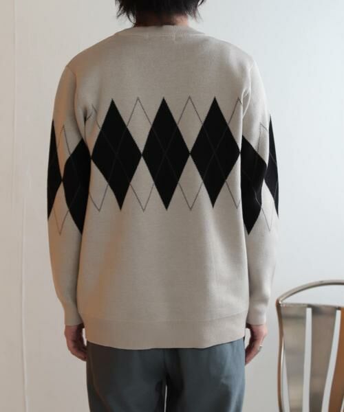 SENSE OF PLACE by URBAN RESEARCH / センスオブプレイス バイ アーバンリサーチ ニット・セーター | アーガイルクルーネックセーター | 詳細29