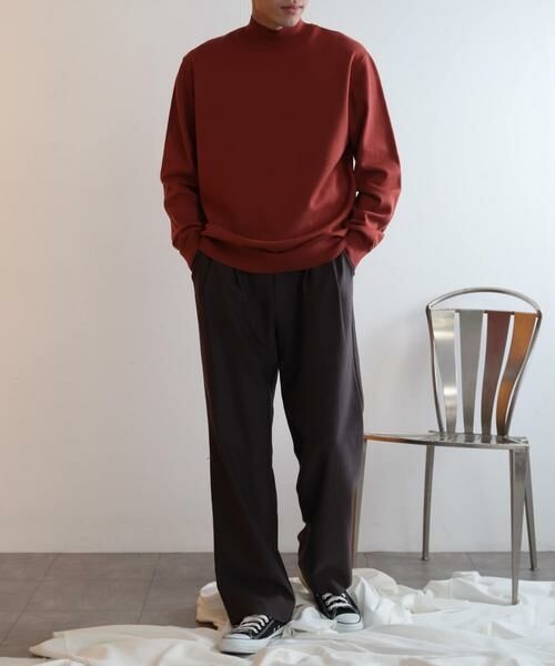 SENSE OF PLACE by URBAN RESEARCH / センスオブプレイス バイ アーバンリサーチ ニット・セーター | 『ユニセックス』ストレッチモックネックセーター | 詳細10