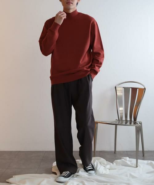 SENSE OF PLACE by URBAN RESEARCH / センスオブプレイス バイ アーバンリサーチ ニット・セーター | 『ユニセックス』ストレッチモックネックセーター | 詳細11