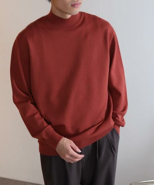 SENSE OF PLACE by URBAN RESEARCH / センスオブプレイス バイ アーバンリサーチ ニット・セーター | 『ユニセックス』ストレッチモックネックセーター | 詳細5