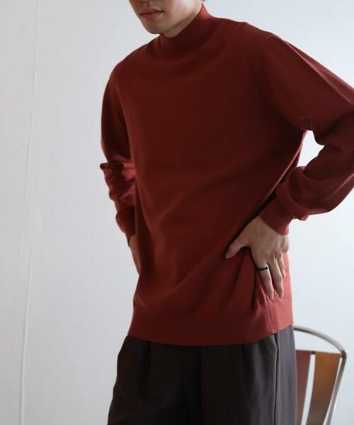 SENSE OF PLACE by URBAN RESEARCH / センスオブプレイス バイ アーバンリサーチ ニット・セーター | 『ユニセックス』ストレッチモックネックセーター | 詳細7