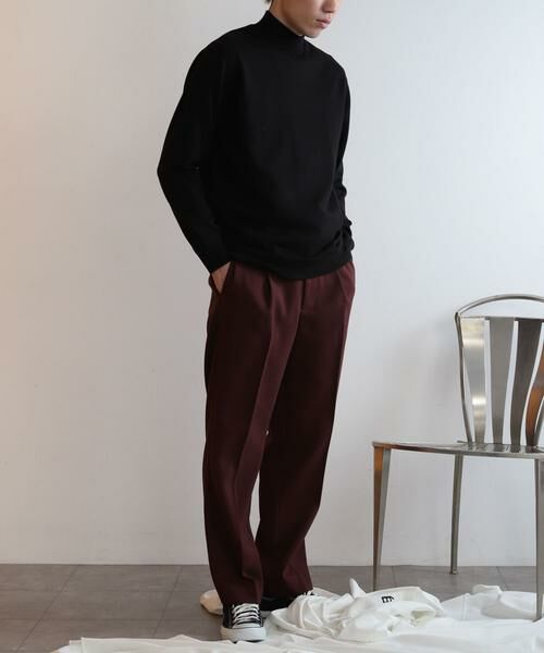 SENSE OF PLACE by URBAN RESEARCH / センスオブプレイス バイ アーバンリサーチ ニット・セーター | 『ユニセックス』ストレッチモックネックセーター | 詳細30