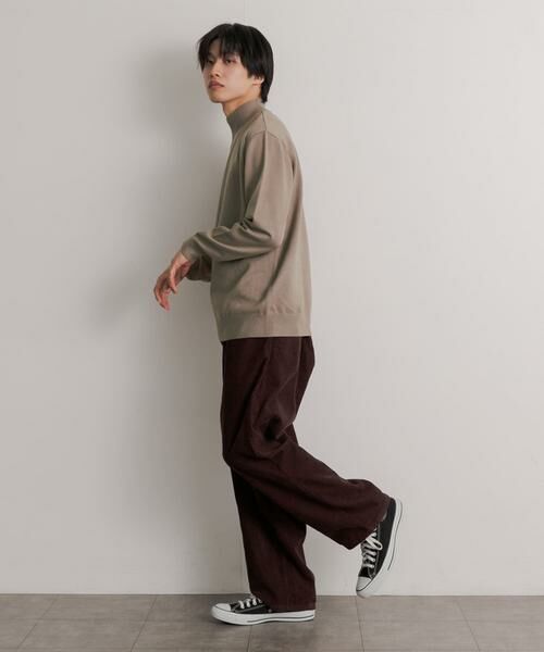 SENSE OF PLACE by URBAN RESEARCH / センスオブプレイス バイ アーバンリサーチ ニット・セーター | 『ユニセックス』ストレッチモックネックセーター | 詳細14