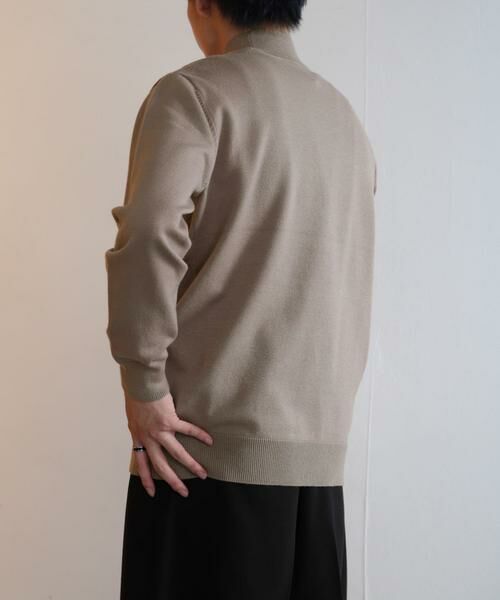 SENSE OF PLACE by URBAN RESEARCH / センスオブプレイス バイ アーバンリサーチ ニット・セーター | 『ユニセックス』ストレッチモックネックセーター | 詳細2