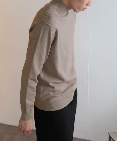 SENSE OF PLACE by URBAN RESEARCH / センスオブプレイス バイ アーバンリサーチ ニット・セーター | 『ユニセックス』ストレッチモックネックセーター | 詳細3