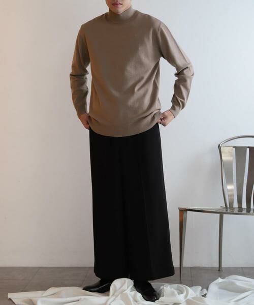 SENSE OF PLACE by URBAN RESEARCH / センスオブプレイス バイ アーバンリサーチ ニット・セーター | 『ユニセックス』ストレッチモックネックセーター | 詳細4