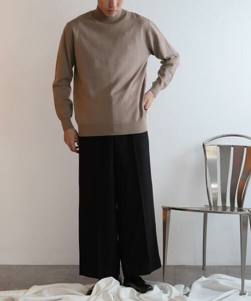 SENSE OF PLACE by URBAN RESEARCH / センスオブプレイス バイ アーバンリサーチ ニット・セーター | 『ユニセックス』ストレッチモックネックセーター | 詳細5