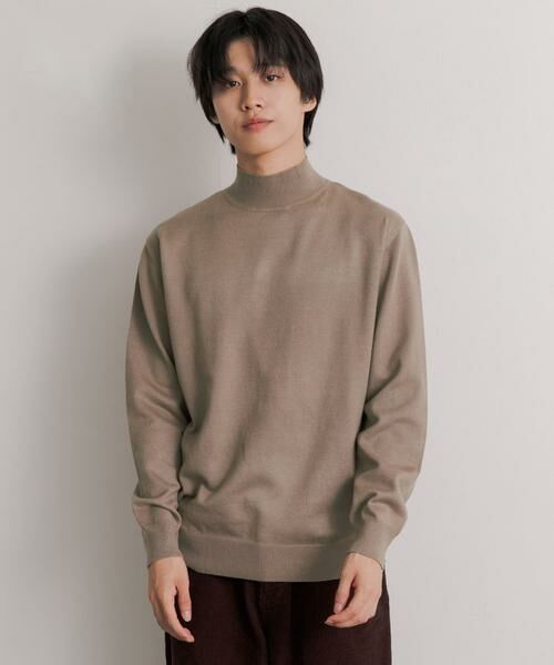 SENSE OF PLACE by URBAN RESEARCH / センスオブプレイス バイ アーバンリサーチ ニット・セーター | 『ユニセックス』ストレッチモックネックセーター | 詳細7