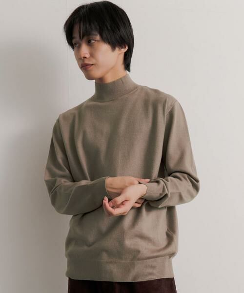 SENSE OF PLACE by URBAN RESEARCH / センスオブプレイス バイ アーバンリサーチ ニット・セーター | 『ユニセックス』ストレッチモックネックセーター | 詳細8