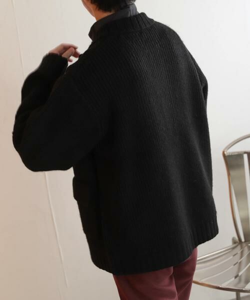 SENSE OF PLACE by URBAN RESEARCH / センスオブプレイス バイ アーバンリサーチ カーディガン・ボレロ | アゼアミダブルポケットカーディガン | 詳細3