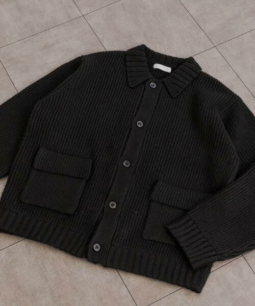 SENSE OF PLACE by URBAN RESEARCH / センスオブプレイス バイ アーバンリサーチ カーディガン・ボレロ | アゼアミダブルポケットカーディガン | 詳細8