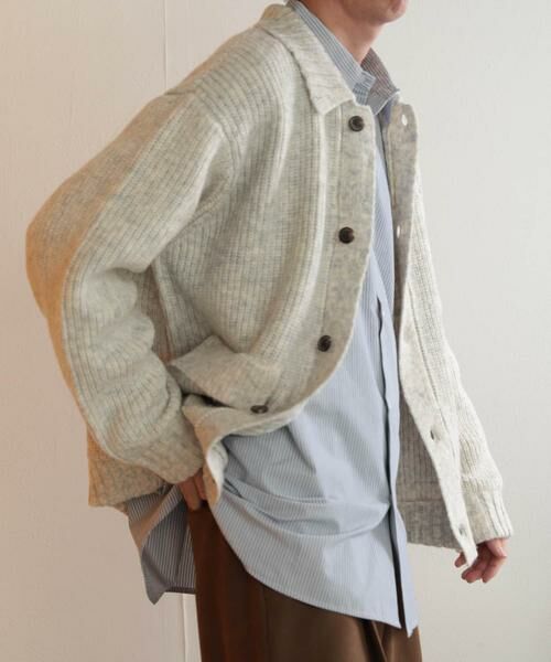 SENSE OF PLACE by URBAN RESEARCH / センスオブプレイス バイ アーバンリサーチ カーディガン・ボレロ | アゼアミダブルポケットカーディガン | 詳細13