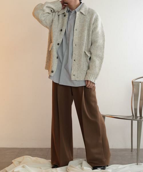 SENSE OF PLACE by URBAN RESEARCH / センスオブプレイス バイ アーバンリサーチ カーディガン・ボレロ | アゼアミダブルポケットカーディガン | 詳細16