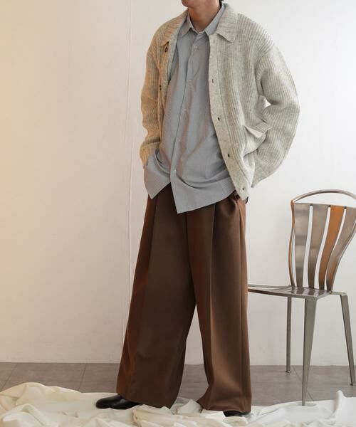 SENSE OF PLACE by URBAN RESEARCH / センスオブプレイス バイ アーバンリサーチ カーディガン・ボレロ | アゼアミダブルポケットカーディガン | 詳細17