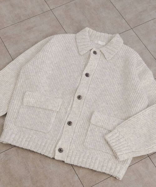 SENSE OF PLACE by URBAN RESEARCH / センスオブプレイス バイ アーバンリサーチ カーディガン・ボレロ | アゼアミダブルポケットカーディガン | 詳細18