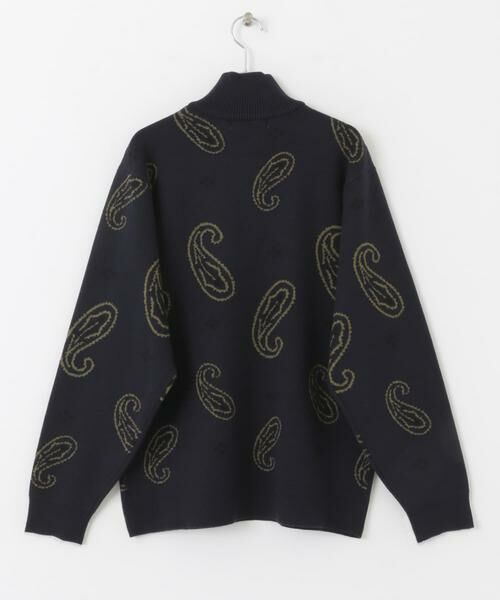 SENSE OF PLACE by URBAN RESEARCH / センスオブプレイス バイ アーバンリサーチ ニット・セーター | ストレッチペイズリーハーフZIPセーター | 詳細10