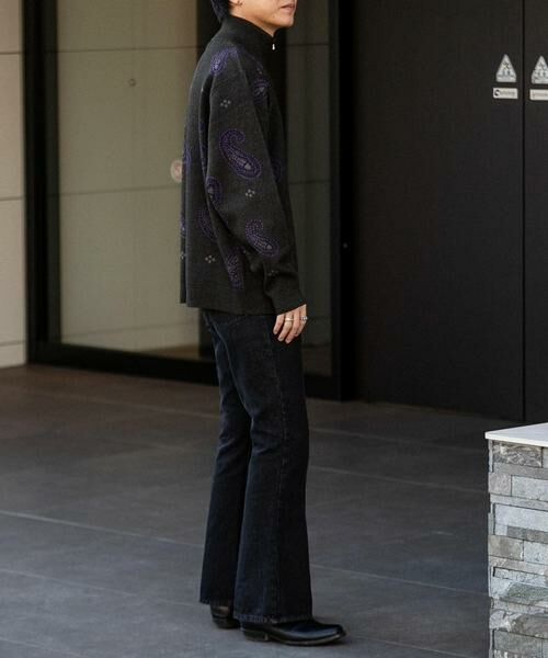 SENSE OF PLACE by URBAN RESEARCH / センスオブプレイス バイ アーバンリサーチ ニット・セーター | ストレッチペイズリーハーフZIPセーター | 詳細27