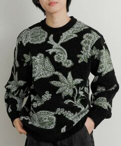 SENSE OF PLACE by URBAN RESEARCH / センスオブプレイス バイ アーバンリサーチ ニット・セーター | モールフラワークルーネックセーター