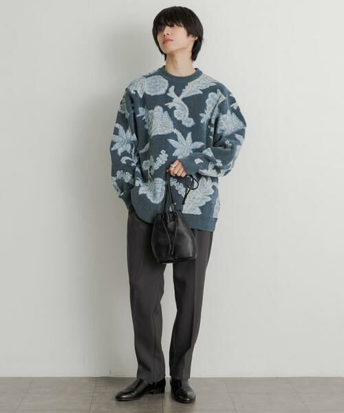 SENSE OF PLACE by URBAN RESEARCH / センスオブプレイス バイ アーバンリサーチ ニット・セーター | モールフラワークルーネックセーター | 詳細10