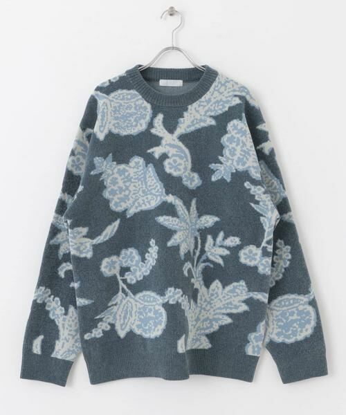 SENSE OF PLACE by URBAN RESEARCH / センスオブプレイス バイ アーバンリサーチ ニット・セーター | モールフラワークルーネックセーター | 詳細12