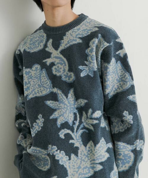 SENSE OF PLACE by URBAN RESEARCH / センスオブプレイス バイ アーバンリサーチ ニット・セーター | モールフラワークルーネックセーター | 詳細4