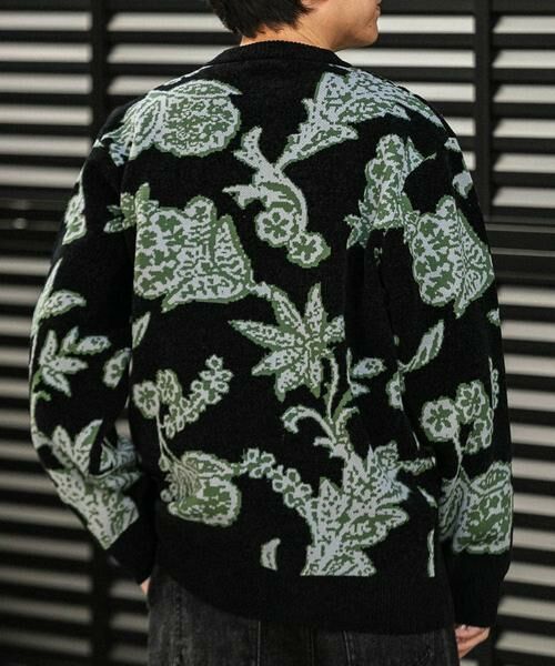 SENSE OF PLACE by URBAN RESEARCH / センスオブプレイス バイ アーバンリサーチ ニット・セーター | モールフラワークルーネックセーター | 詳細25