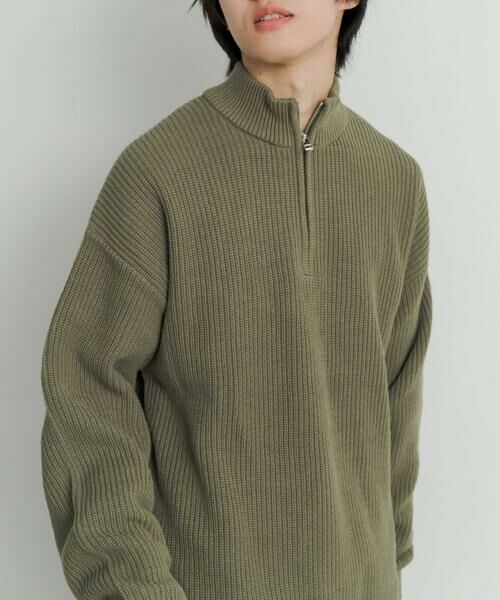 SENSE OF PLACE by URBAN RESEARCH / センスオブプレイス バイ アーバンリサーチ ニット・セーター | 『ユニセックス』ハーフZIPセーター | 詳細1