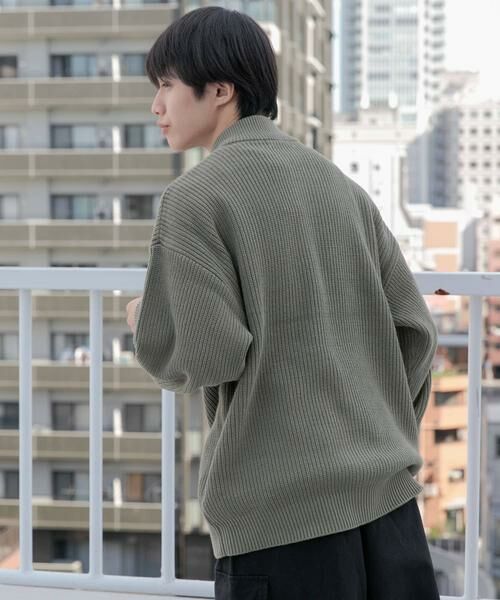 SENSE OF PLACE by URBAN RESEARCH / センスオブプレイス バイ アーバンリサーチ ニット・セーター | 『ユニセックス』ハーフZIPセーター | 詳細12