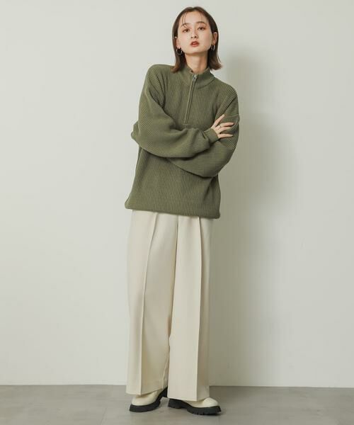 SENSE OF PLACE by URBAN RESEARCH / センスオブプレイス バイ アーバンリサーチ ニット・セーター | 『ユニセックス』ハーフZIPセーター | 詳細16