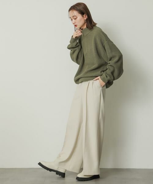 SENSE OF PLACE by URBAN RESEARCH / センスオブプレイス バイ アーバンリサーチ ニット・セーター | 『ユニセックス』ハーフZIPセーター | 詳細18