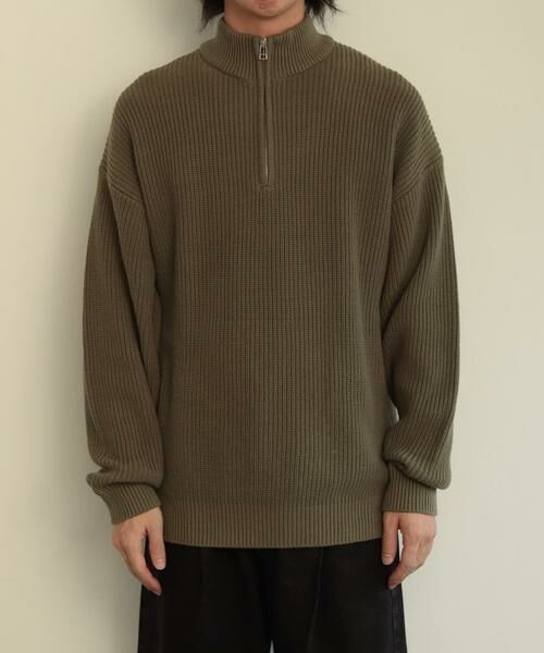 SENSE OF PLACE by URBAN RESEARCH / センスオブプレイス バイ アーバンリサーチ ニット・セーター | 『ユニセックス』ハーフZIPセーター | 詳細20
