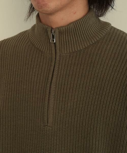 SENSE OF PLACE by URBAN RESEARCH / センスオブプレイス バイ アーバンリサーチ ニット・セーター | 『ユニセックス』ハーフZIPセーター | 詳細23