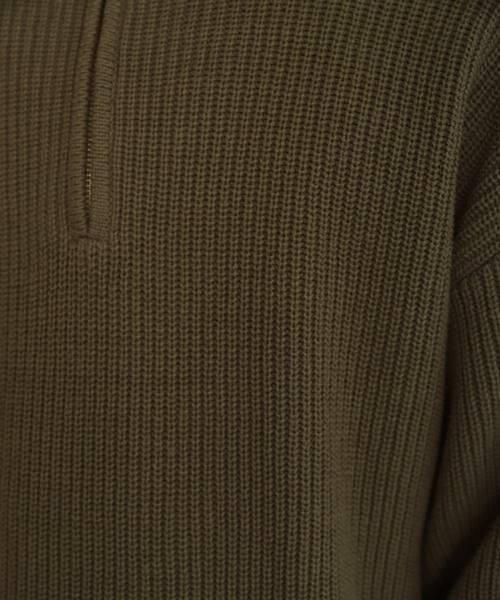 SENSE OF PLACE by URBAN RESEARCH / センスオブプレイス バイ アーバンリサーチ ニット・セーター | 『ユニセックス』ハーフZIPセーター | 詳細24