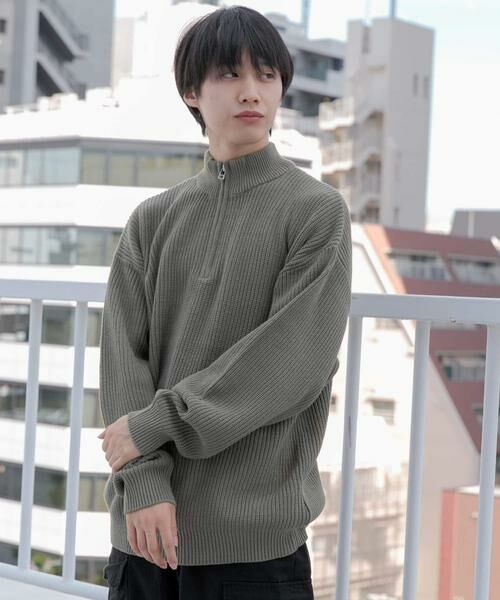 SENSE OF PLACE by URBAN RESEARCH / センスオブプレイス バイ アーバンリサーチ ニット・セーター | 『ユニセックス』ハーフZIPセーター | 詳細8