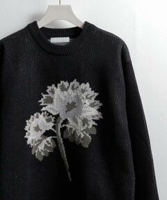 SENSE OF PLACE by URBAN RESEARCH / センスオブプレイス バイ アーバンリサーチ ニット・セーター | モールフラワーモチーフクルーネックセーター