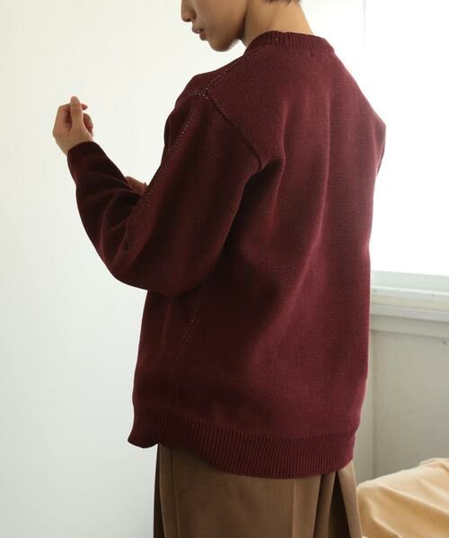 SENSE OF PLACE by URBAN RESEARCH / センスオブプレイス バイ アーバンリサーチ ニット・セーター | モールフラワーモチーフクルーネックセーター | 詳細2