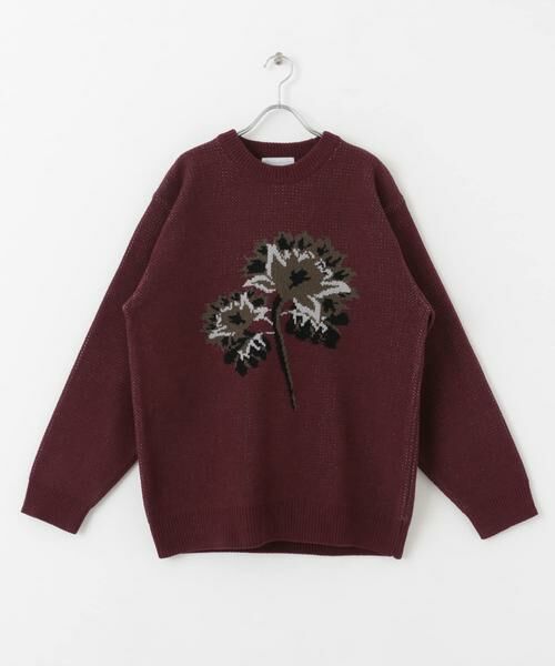 SENSE OF PLACE by URBAN RESEARCH / センスオブプレイス バイ アーバンリサーチ ニット・セーター | モールフラワーモチーフクルーネックセーター | 詳細9