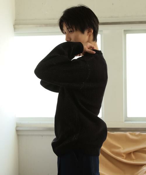 SENSE OF PLACE by URBAN RESEARCH / センスオブプレイス バイ アーバンリサーチ ニット・セーター | モールフラワーモチーフクルーネックセーター | 詳細16