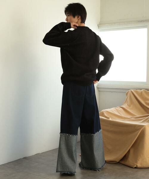 SENSE OF PLACE by URBAN RESEARCH / センスオブプレイス バイ アーバンリサーチ ニット・セーター | モールフラワーモチーフクルーネックセーター | 詳細20