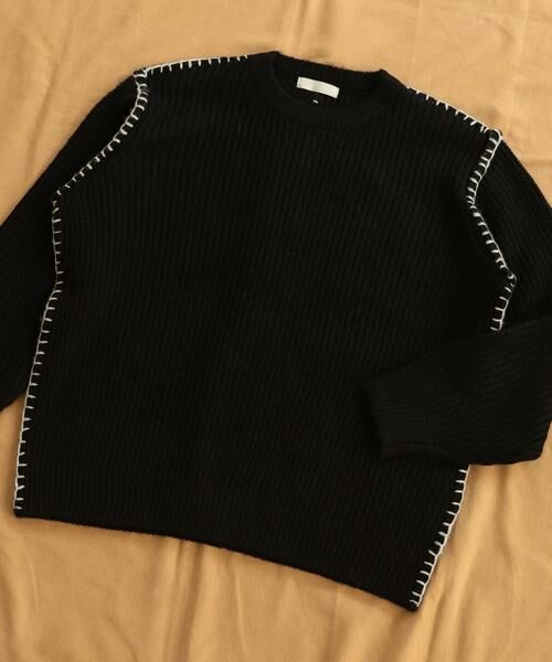 SENSE OF PLACE by URBAN RESEARCH / センスオブプレイス バイ アーバンリサーチ ニット・セーター | 『ユニセックス』ハンドステッチクルーネックセーター | 詳細16