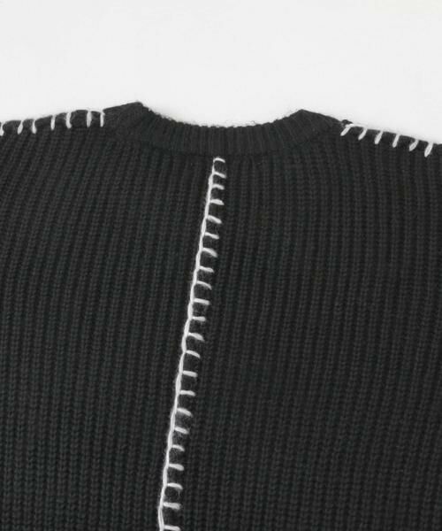 SENSE OF PLACE by URBAN RESEARCH / センスオブプレイス バイ アーバンリサーチ ニット・セーター | 『ユニセックス』ハンドステッチクルーネックセーター | 詳細18