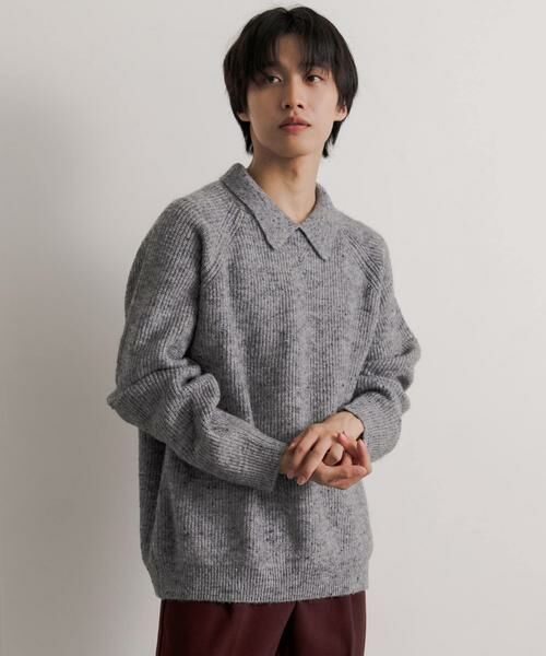 SENSE OF PLACE by URBAN RESEARCH / センスオブプレイス バイ アーバンリサーチ ニット・セーター | カラーネップニットポロセーター | 詳細2