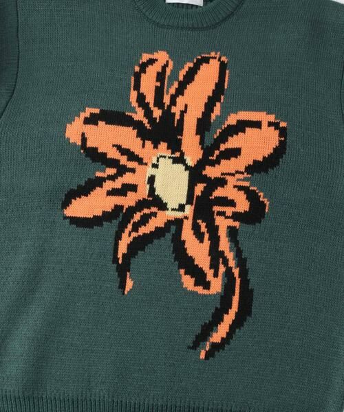 SENSE OF PLACE by URBAN RESEARCH / センスオブプレイス バイ アーバンリサーチ ニット・セーター | 『ユニセックス』ポップアートフラワージャガードセーター | 詳細21