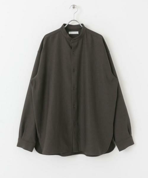 SENSE OF PLACE by URBAN RESEARCH / センスオブプレイス バイ アーバンリサーチ シャツ・ブラウス | ウールライクバンドカラールーズシャツ | 詳細27