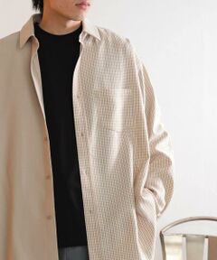 SENSE OF PLACE by URBAN RESEARCH / センスオブプレイス バイ アーバンリサーチ シャツ・ブラウス | チェックウールライクブロックドシャツ