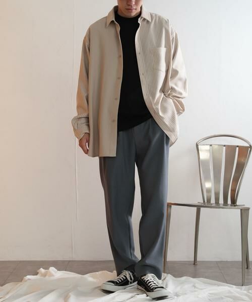 SENSE OF PLACE by URBAN RESEARCH / センスオブプレイス バイ アーバンリサーチ シャツ・ブラウス | チェックウールライクブロックドシャツ | 詳細5