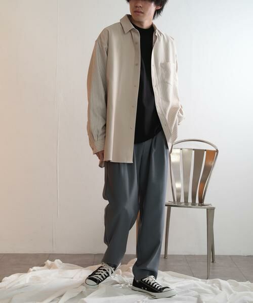 SENSE OF PLACE by URBAN RESEARCH / センスオブプレイス バイ アーバンリサーチ シャツ・ブラウス | チェックウールライクブロックドシャツ | 詳細6